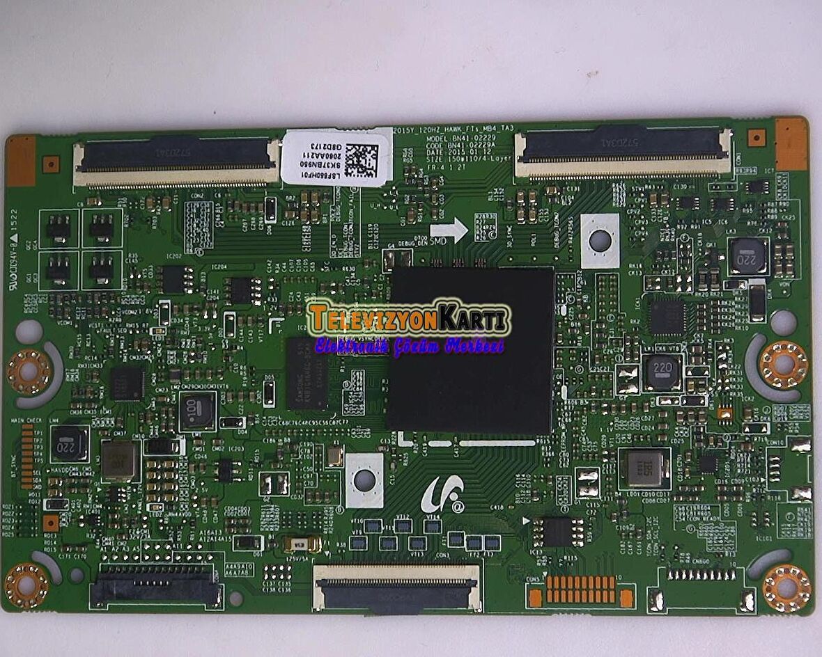 BN41-02229 LSF550HF01 CY-WJ055CGLV1H SAMSUNG UE55J6370SU TCON BOARD