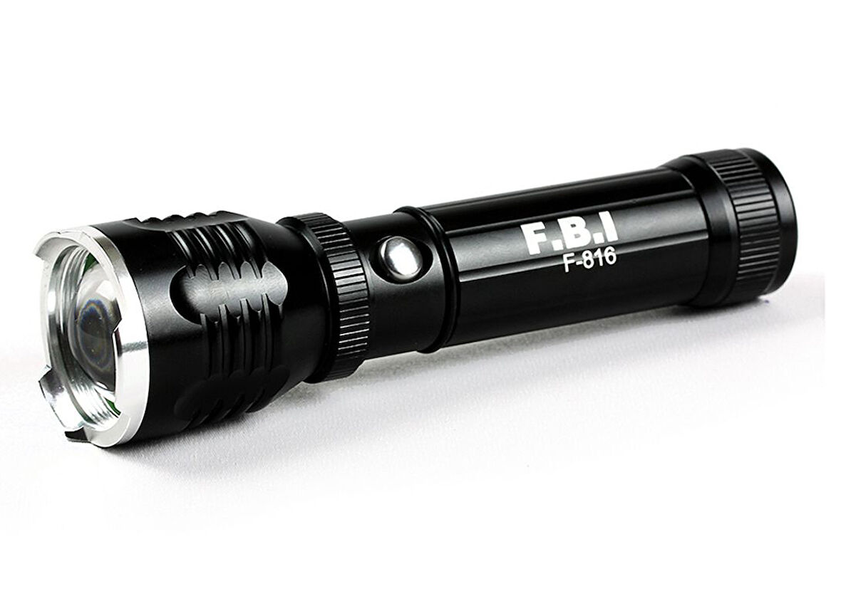 F.B.I BF-816 CREE LED + Zoom + Mıknatıslı Şarjlı El Feneri