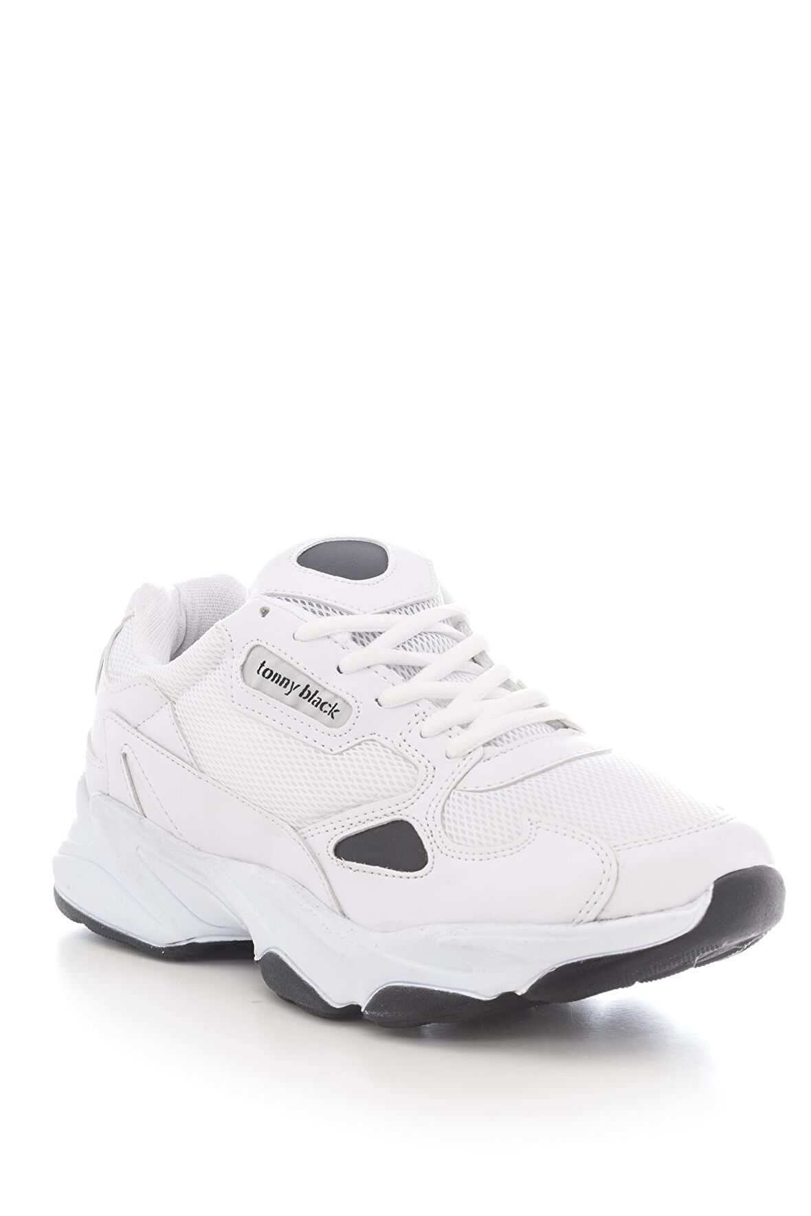Tonny Black Beyaz Siyah Unisex Spor Ayakkabı Zhr Beyaz Siyah-42