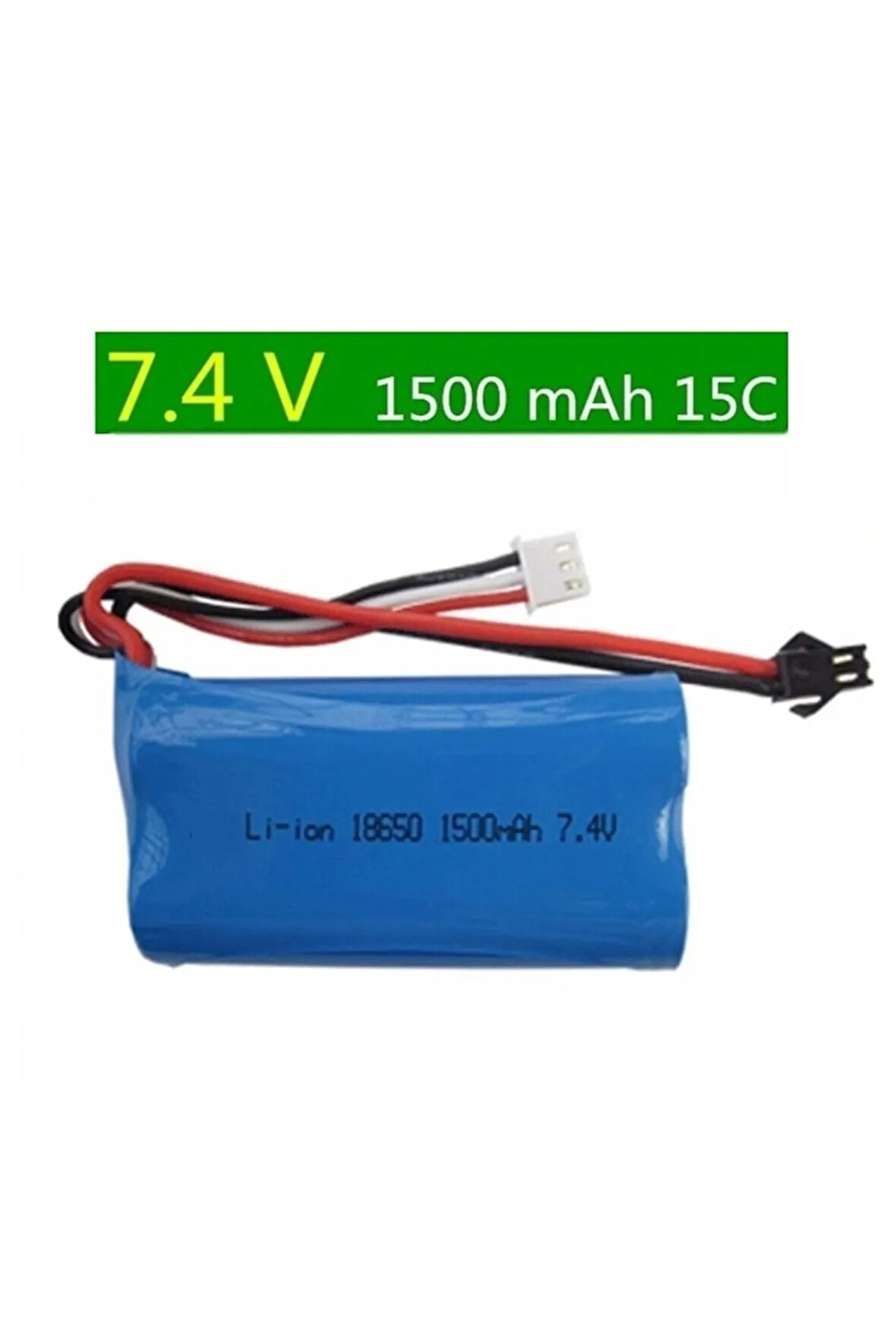 18650 7.4v 1500mah 15c Li-ion Helikopter Pil