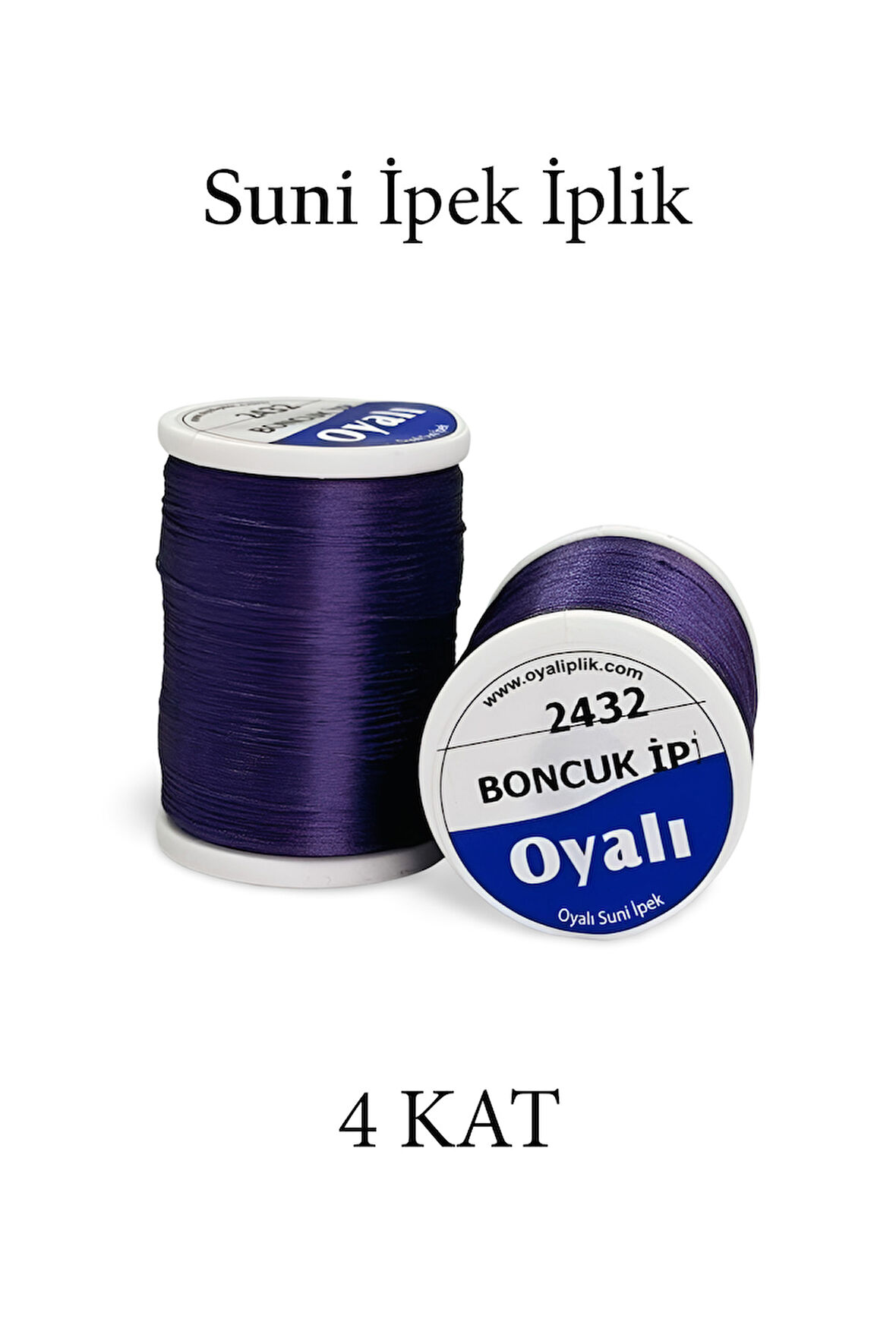 Oyalı 4 Kat Suni İpek İplik İğne Oyası Boncuk İpi Tığ Oyası No:2432