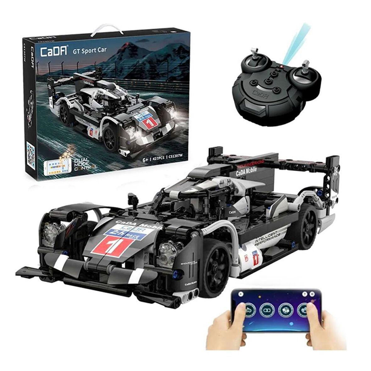 Nessiworld C51307W Cada GT Sport Araba Blok Seti 427 Parça -Vagon life