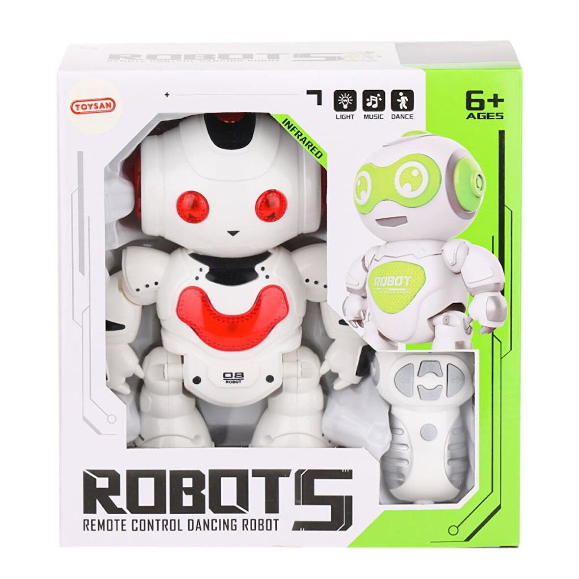J608-1  Kumandalı Dans Eden Robot -Toysan Oyuncak
