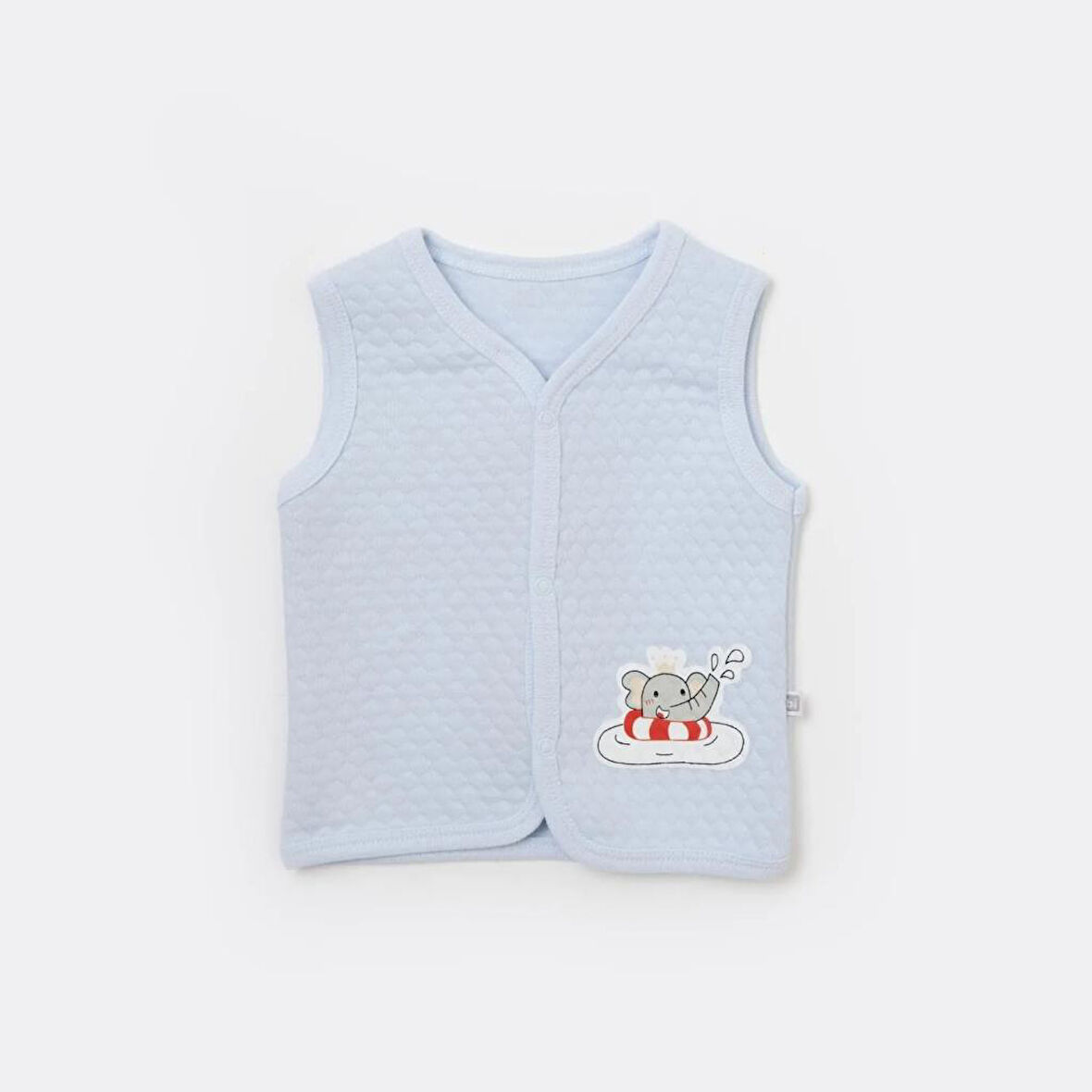 Swimming Elephant Kapitone Yelek 61477 Mavi