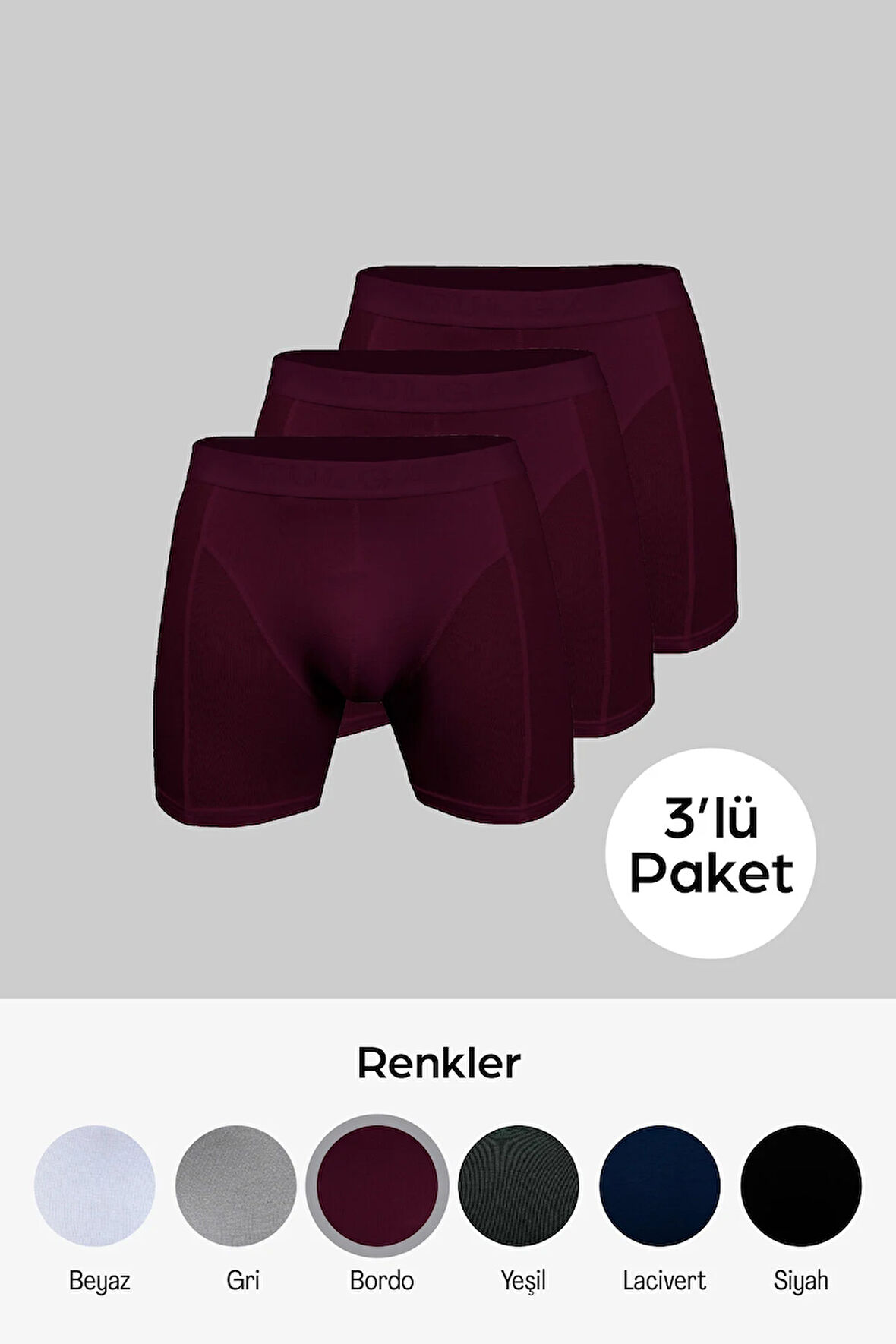 Bambu Boxer 7'li Mega Paket