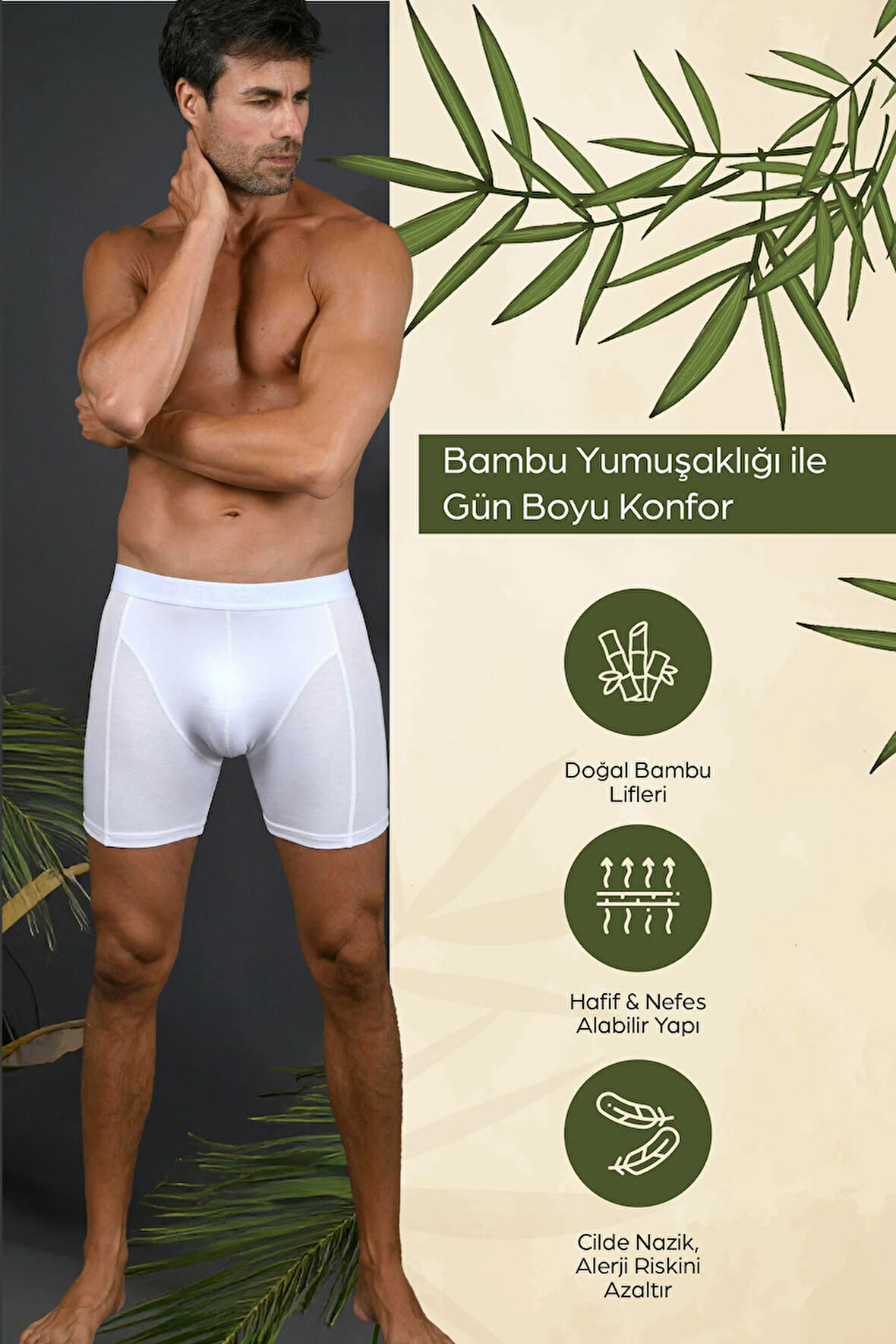 Bambu Boxer 5'li Paket