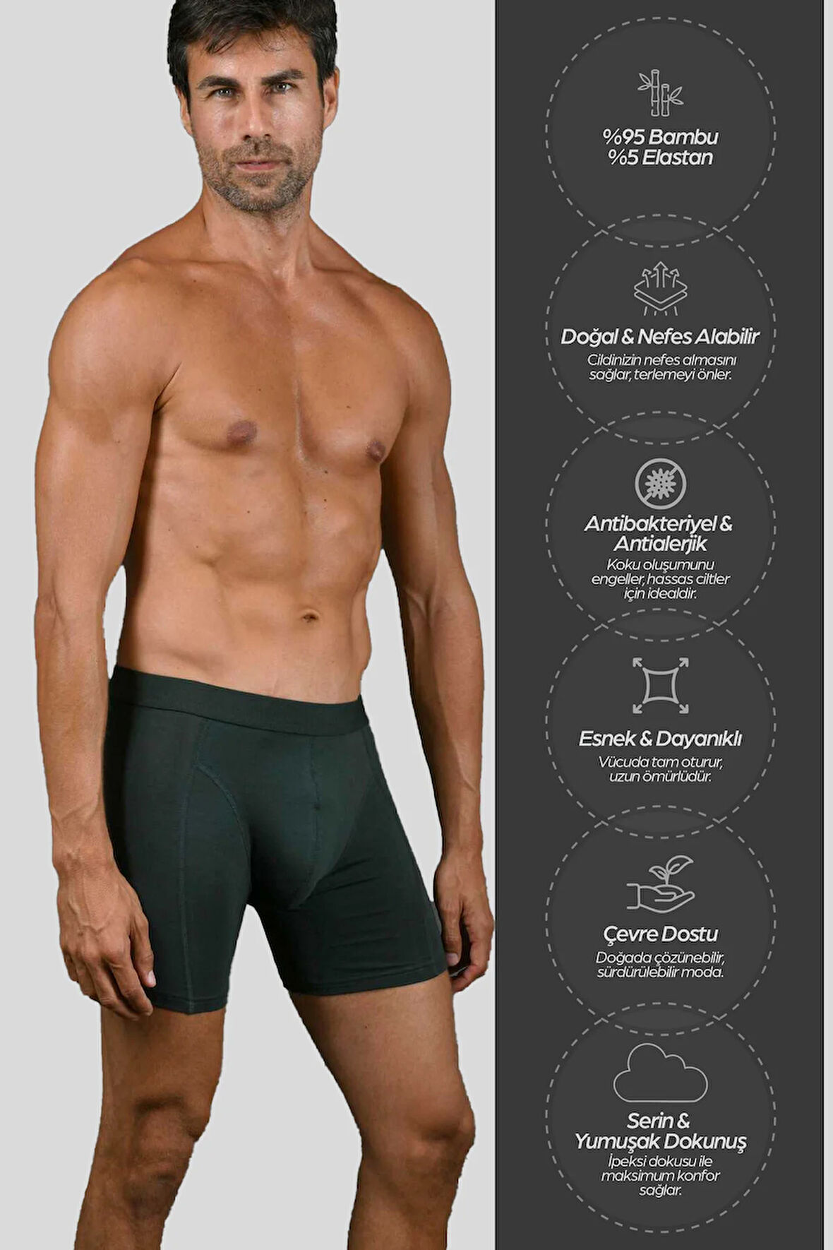 Bambu Boxer 5'li Paket