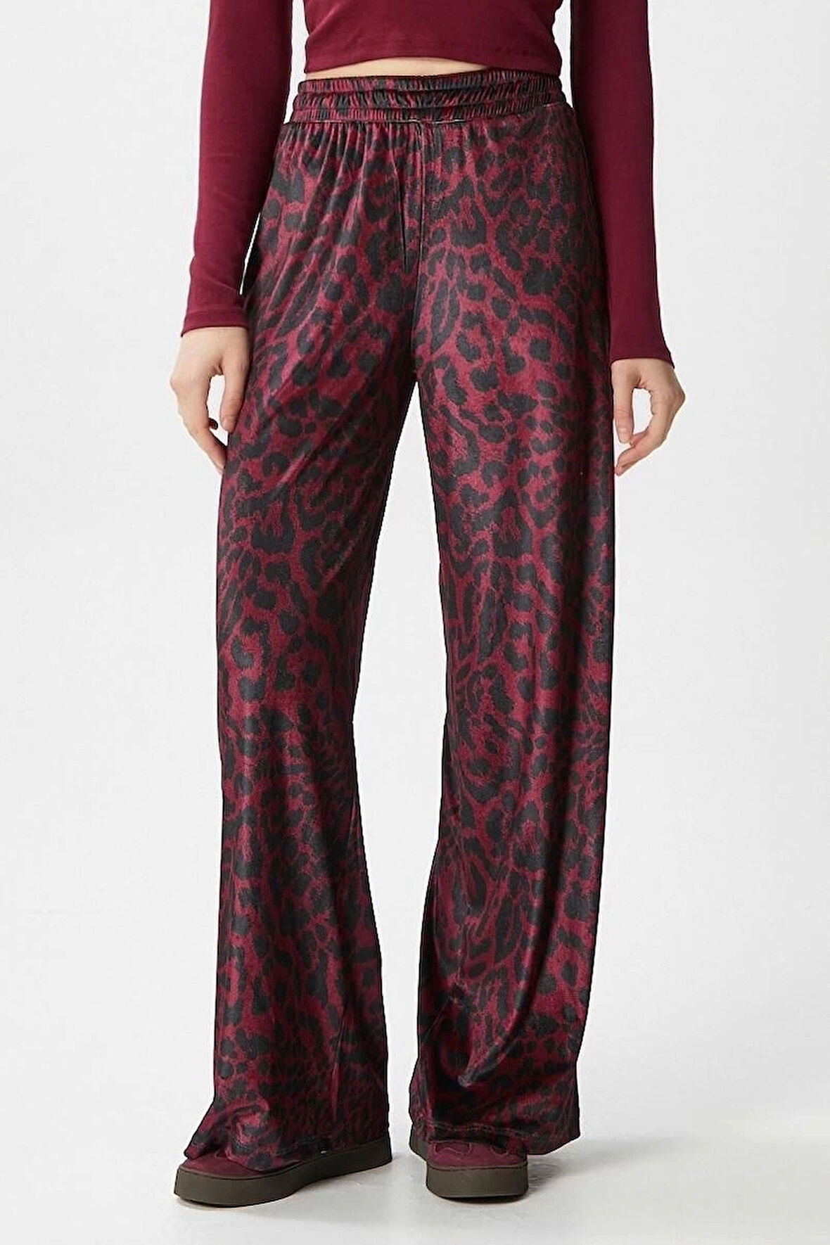 Leopar Desen Pantolon