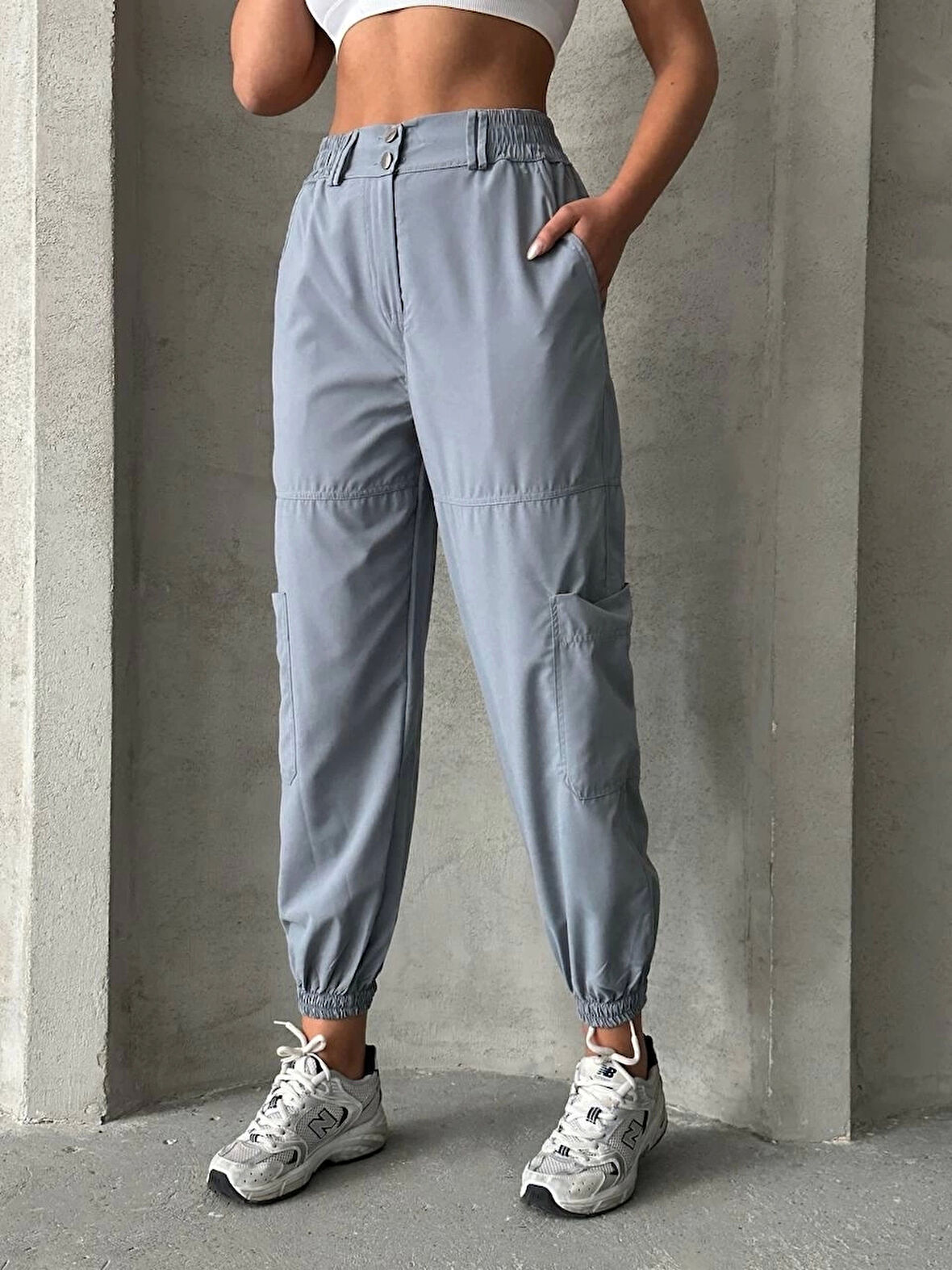 Jogger Lastik Paça Pantolon