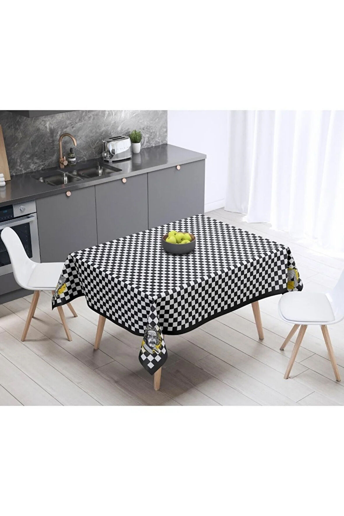 Fabulous People Masa Örtüsü - Meşhur Insanlar, Ince Keten Uluslararası Yıkama Ve Solmama Sertifikası