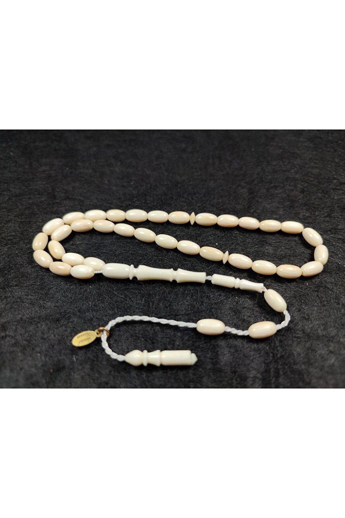 Junaid Hasan Usta İşi İmzalı Bilek Boy Fil Dişi 8*5 mm 7.90 Gr Sertifikalı No 3857