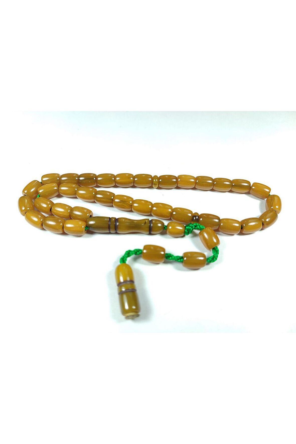 Hayyani Usta İşi İmzalı Mühürlü Sıkma Kehribar Sertifikalı No 3829