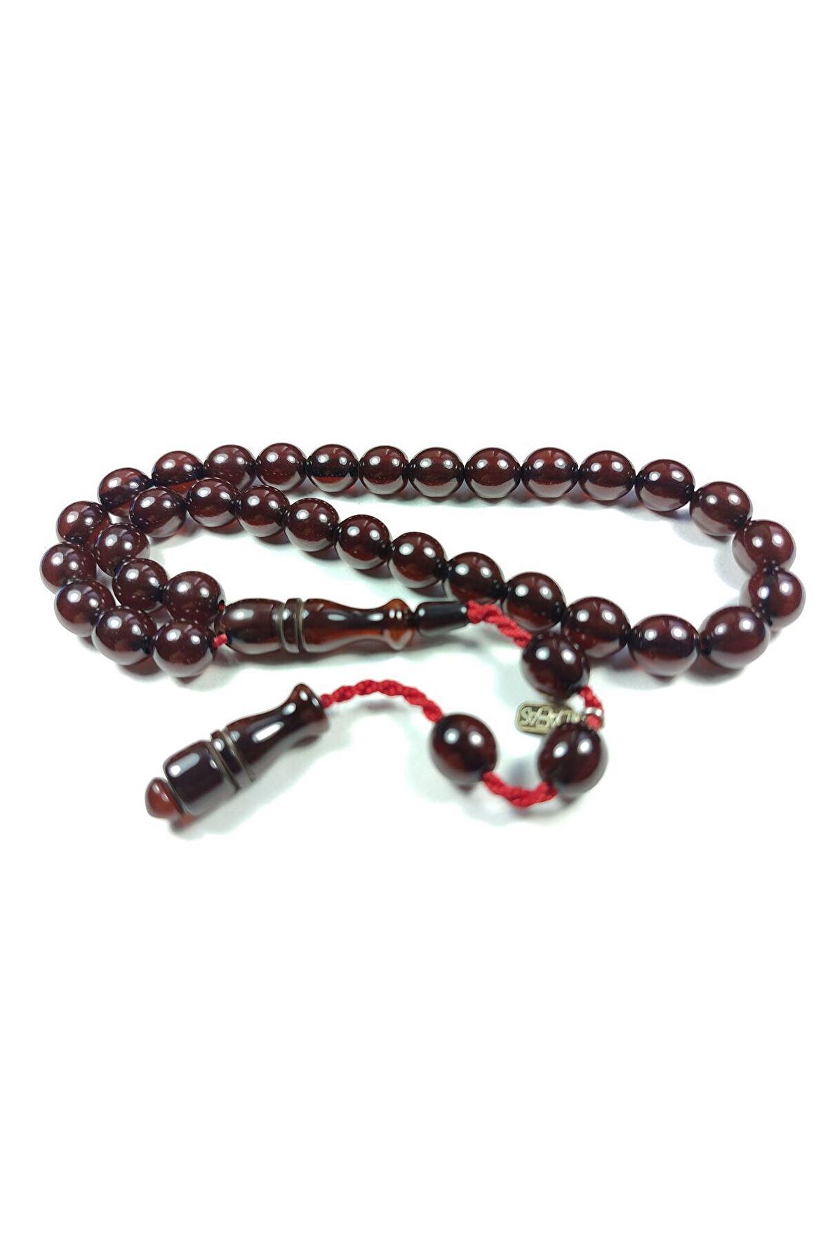 Muhammed Dabbas Usta İmzalı (İmzası Gümüştür) Sıkma Kehribar Sertifikalı 3745