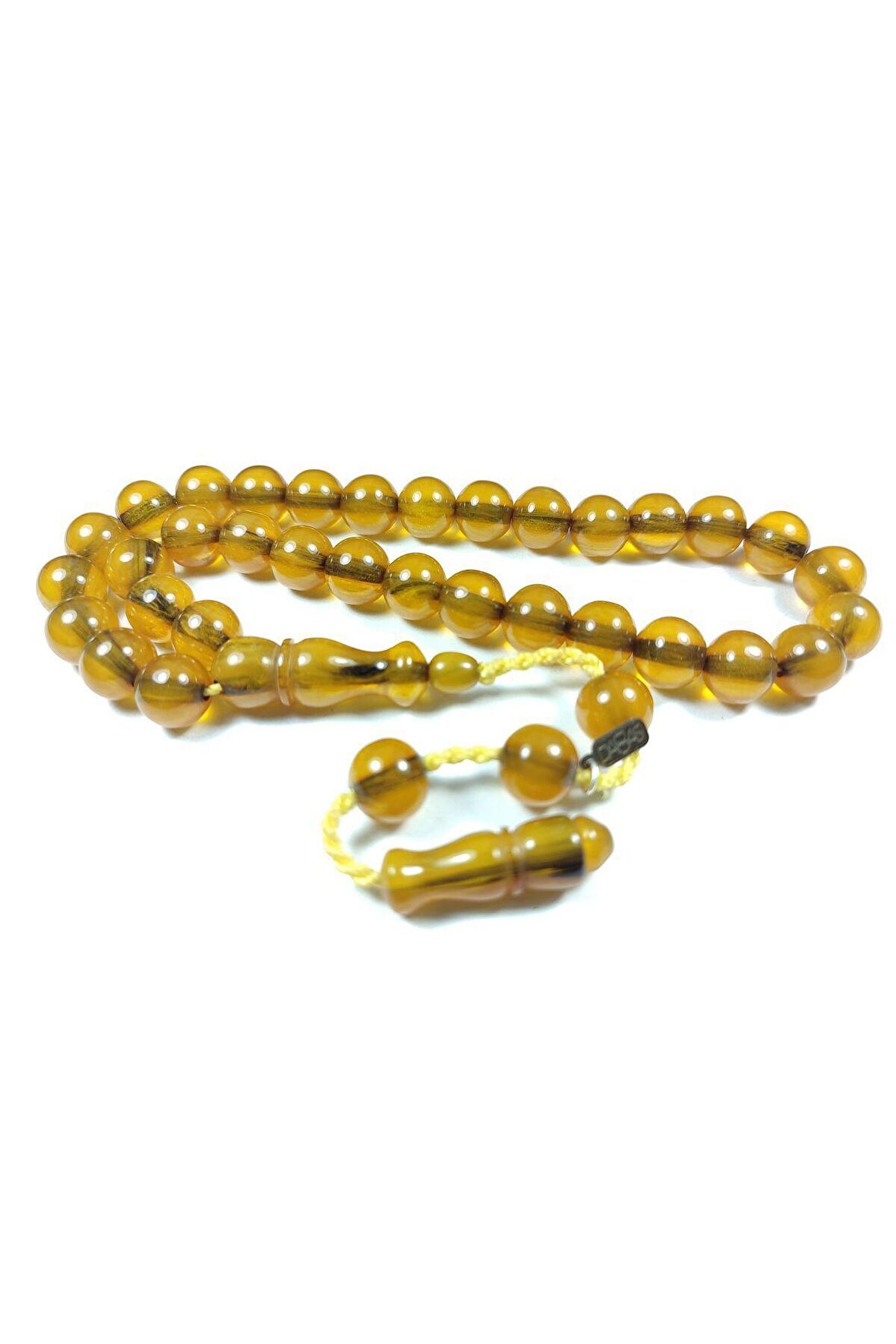 Muhammed Dabbas Usta İmzalı (İmzası Gümüştür) Sıkma Kehribar Sertifikalı 3723