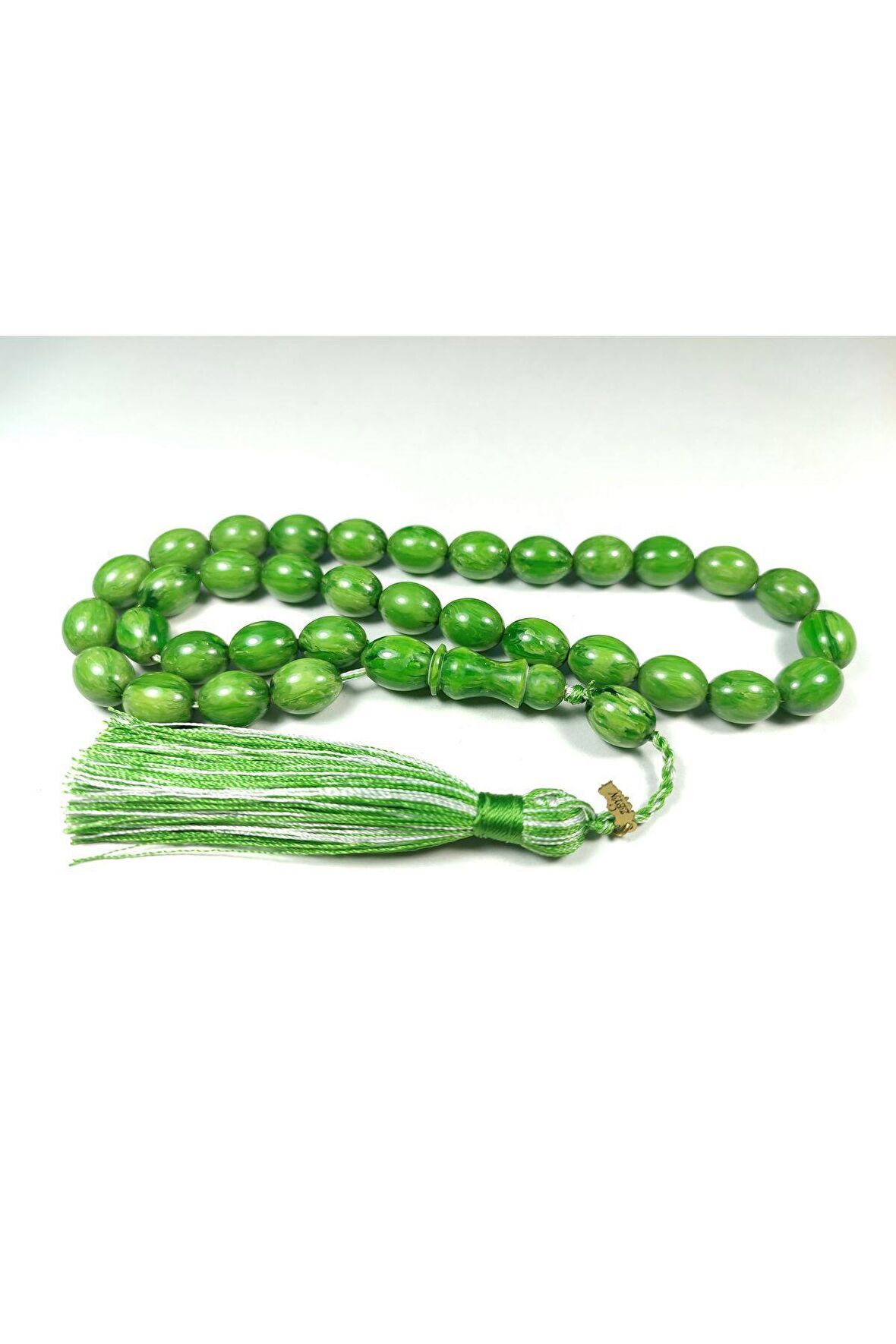 Ebu Zeyn Usta İmzalı Mühürlü Sıkma Kehribar Sertifikalı No 3688