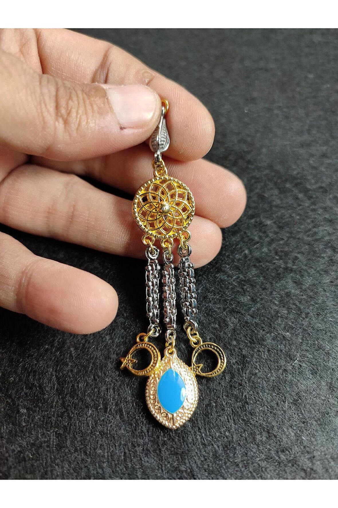 Alman Gümüş Tesbih Püskülü