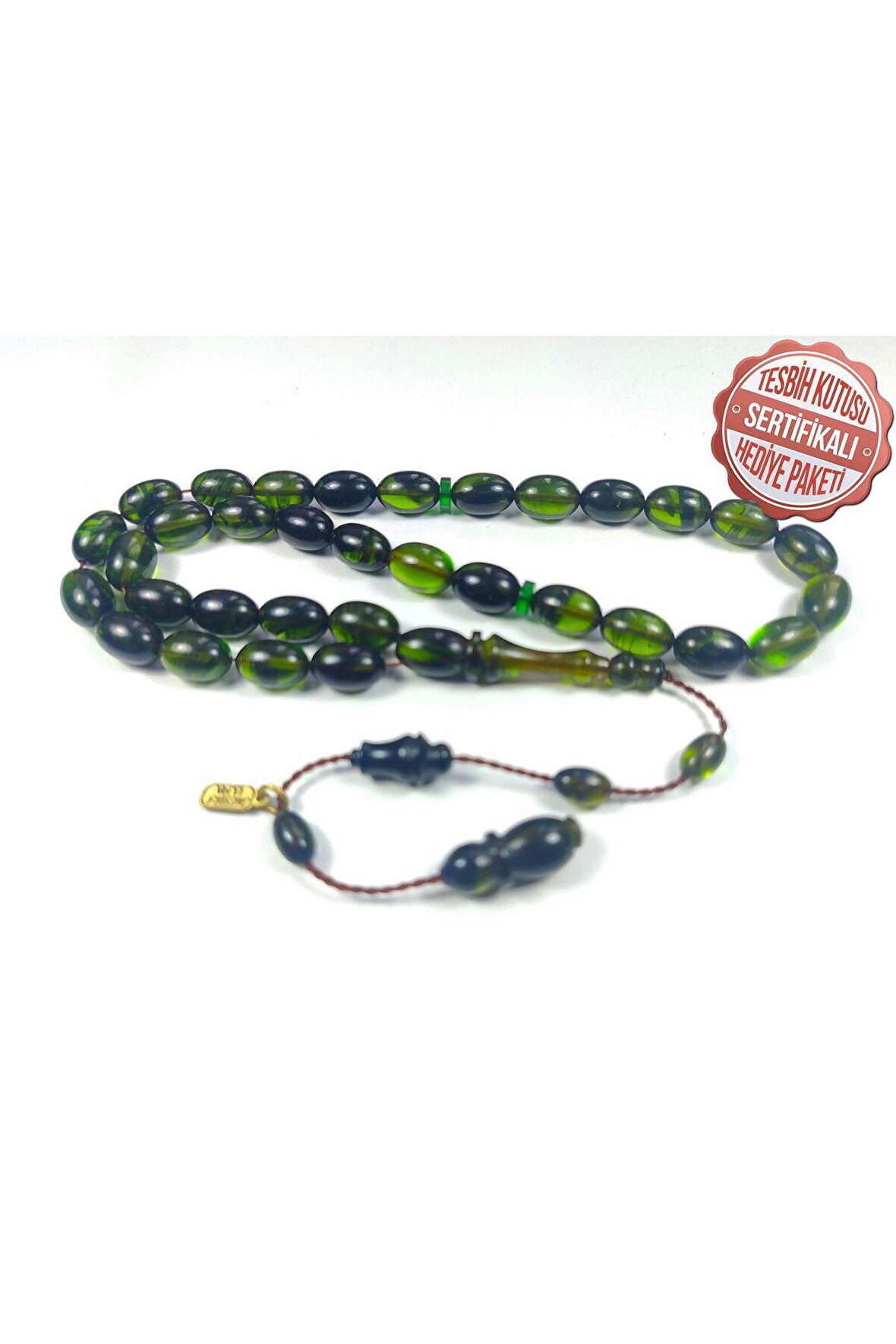 Mesut Elma Usta İşi İmzalı Mühürlü Sıkma Kehribar Sertifikalı 3412