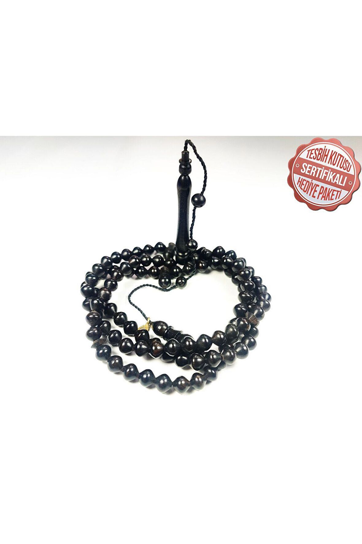 Junaid Hasan Usta Işi Imzalı Mühürlü Abonuz Namaz Tesbihi Sertifikalı 3395