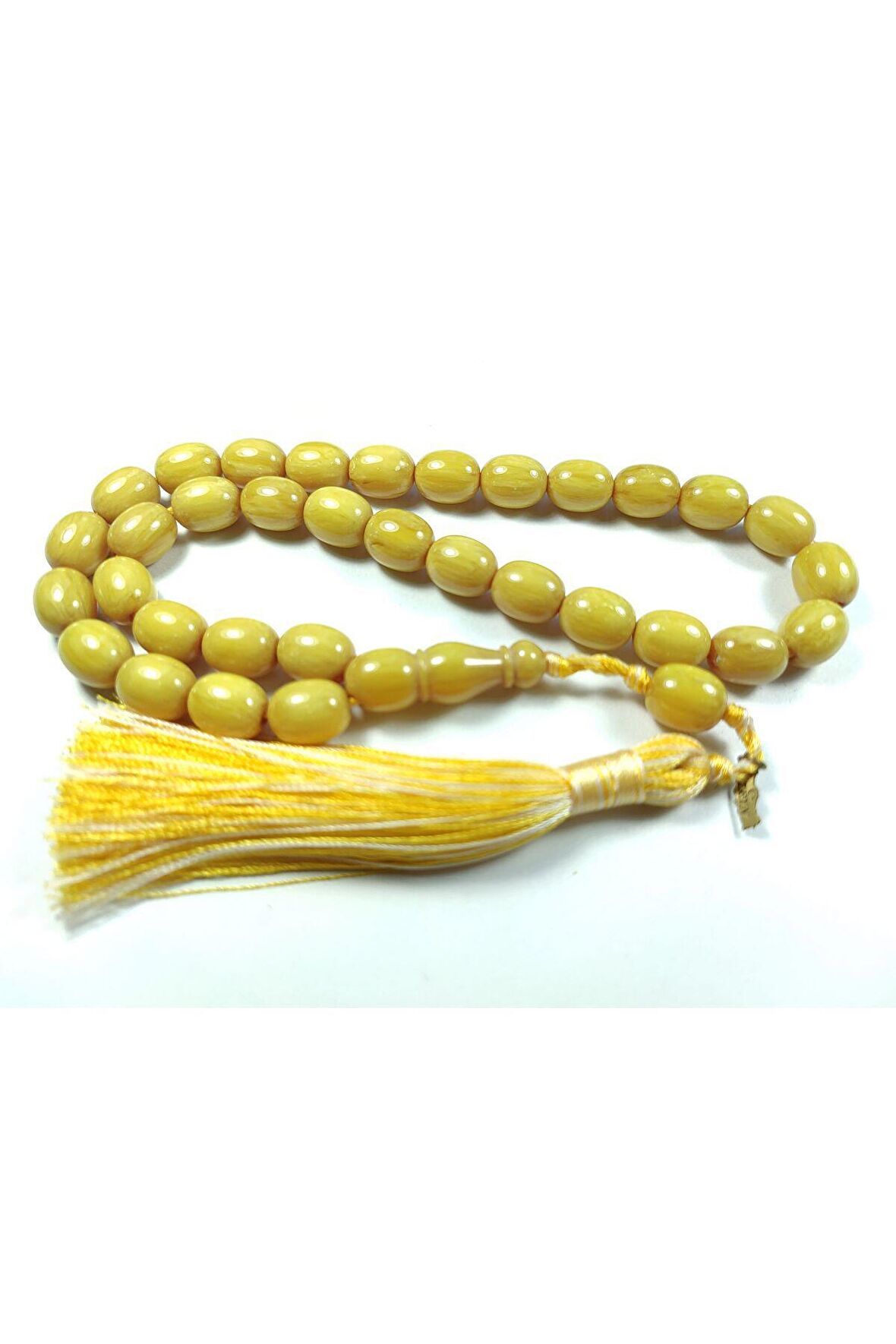 Ebu Zeyn Usta Işi Imzalı Mühürlü Sıkma Kehribar Sertifikalı No 3346