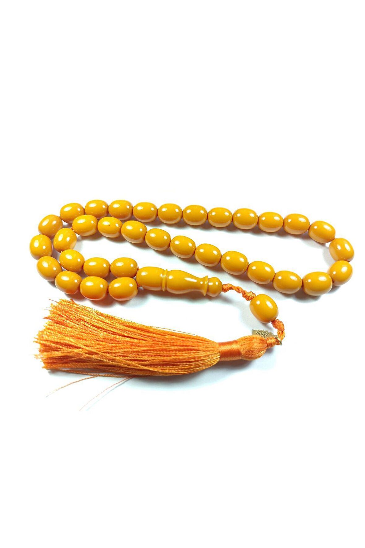 Ebu Zeyn Usta Işi Imzalı Mühürlü Sıkma Kehribar Sertifikalı No 3348