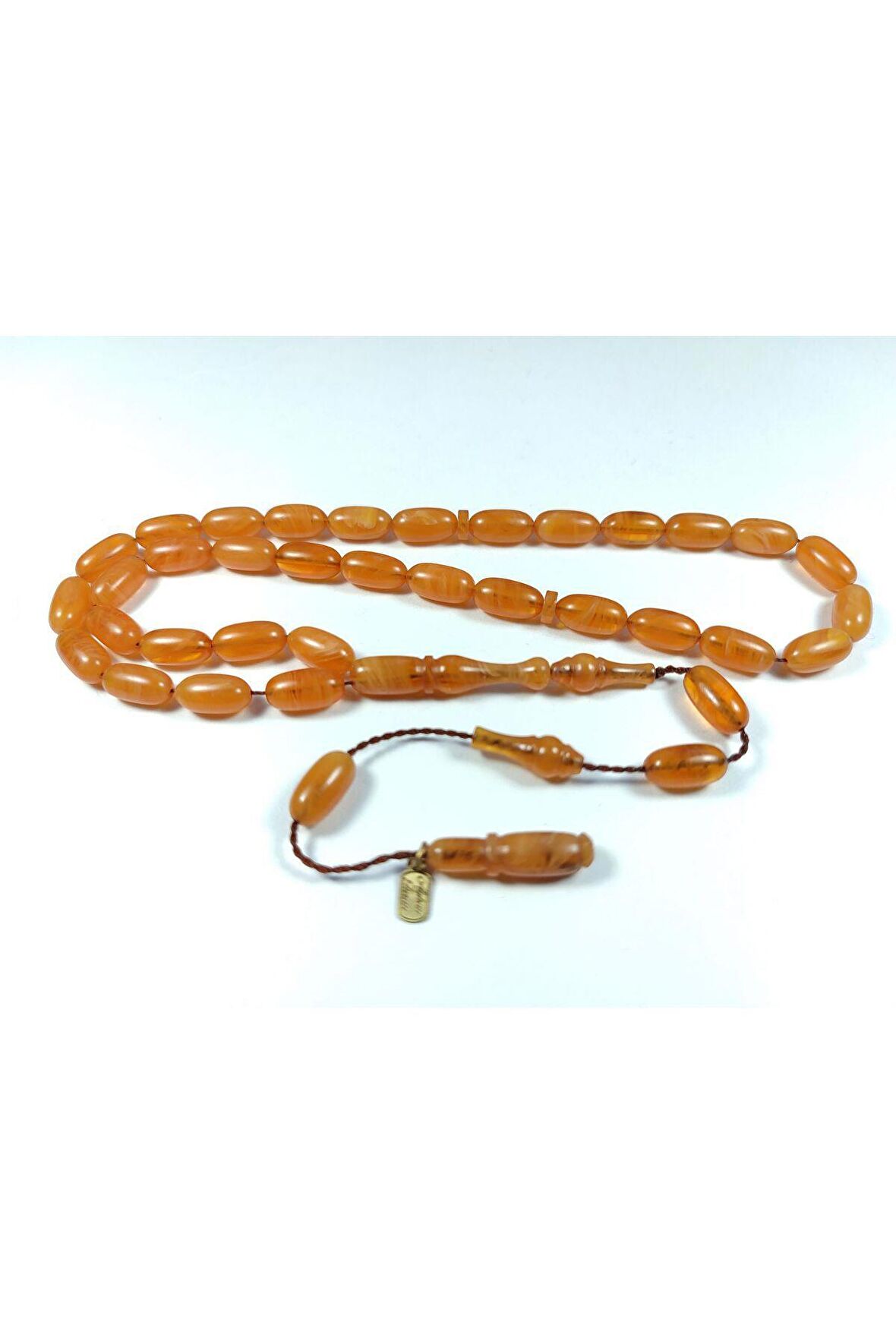 Ayhan Turan Usta Işi Imzalı 0.6 Mm Şeffaf Delim Sıkma Kehribar Sertifikalı No 3262