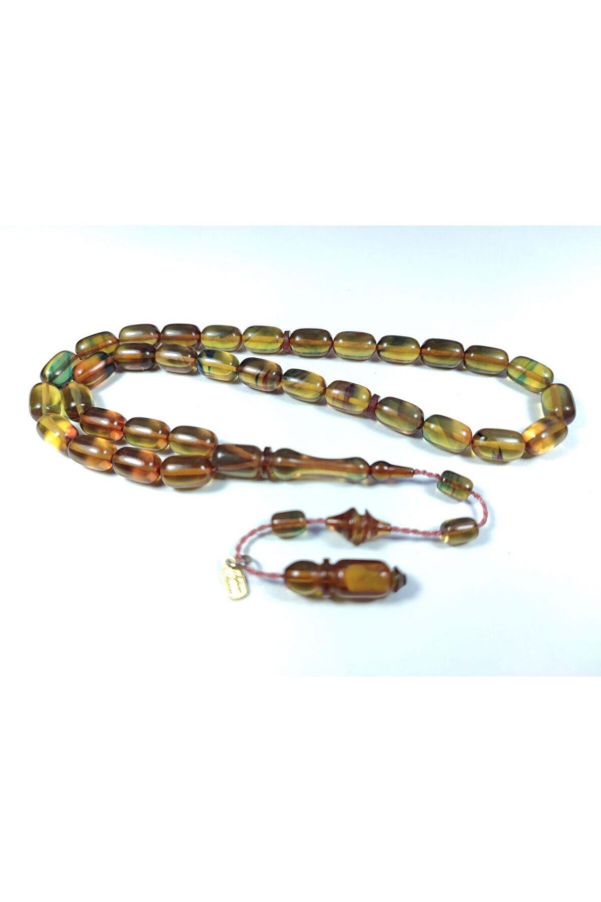 Ayhan Turan Usta Işi Imzalı 0.6 Mm Şeffaf Delim Sıkma Kehribar Sertifikalı No 3273