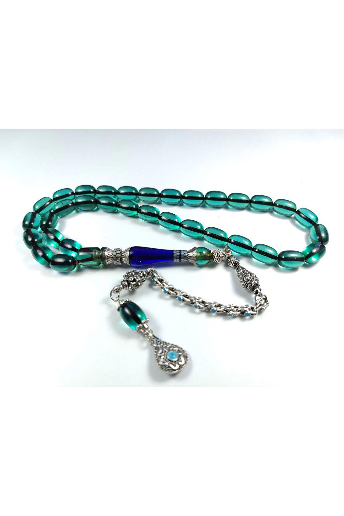 Alman Gümüş Püskül Kombinli Gümüş Nakkaş Imame Alman Zar Sertifikalı