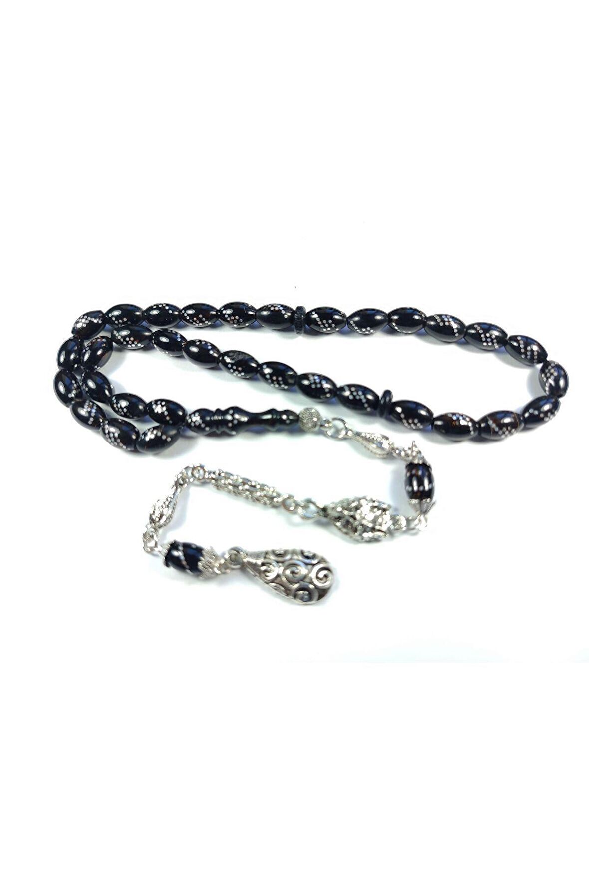 Alman Gümüş Püskül Kombinli 925 Ayar Gümüş Çakım Yusur(DENİZ MERCANI)sertifikalı