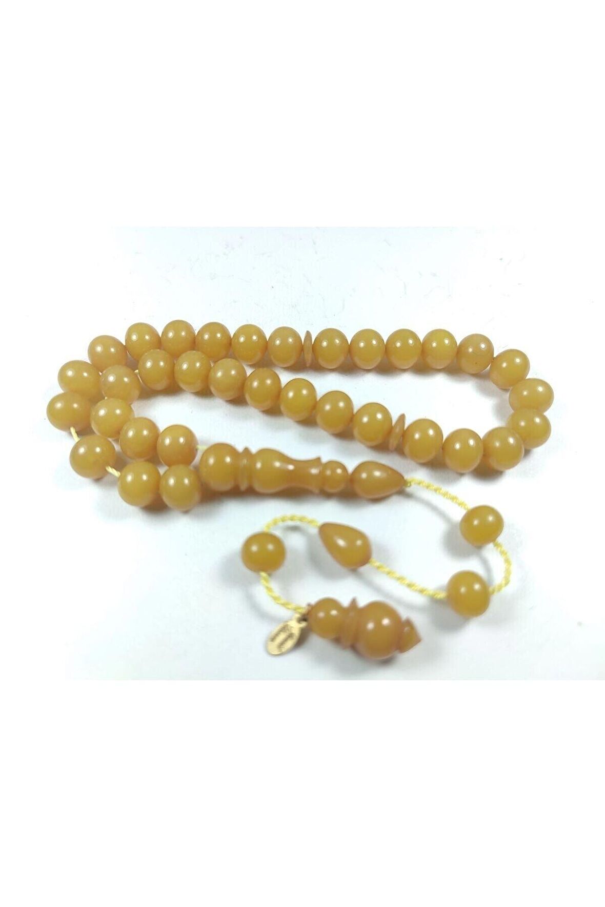 Junaid Hassan Usta Işi Imzalı Mühürlü Sıkma Kehribar Sertifikalı No 2775