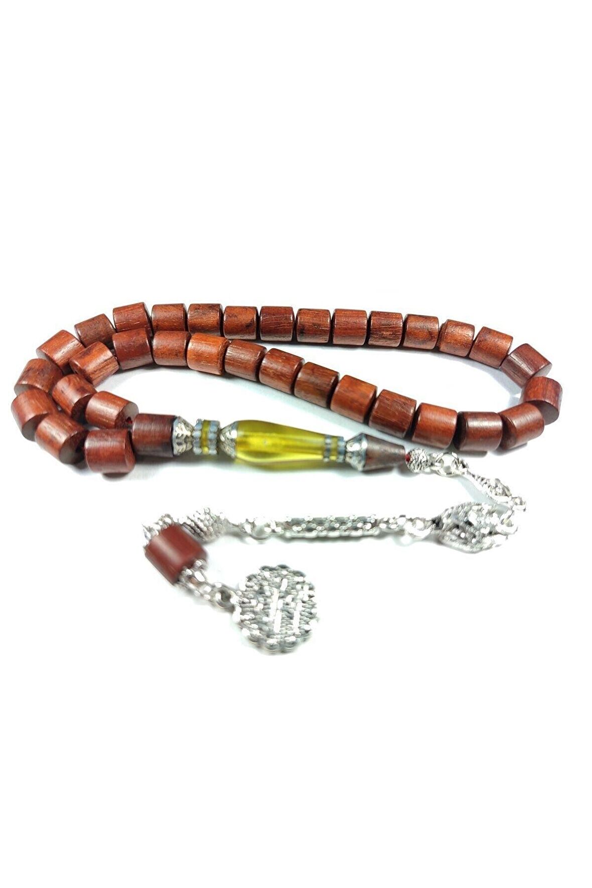 Alman Gümüş Püskül Ve Nakkaş Imameli Kombinli Kan Ağacı Sertifikalı