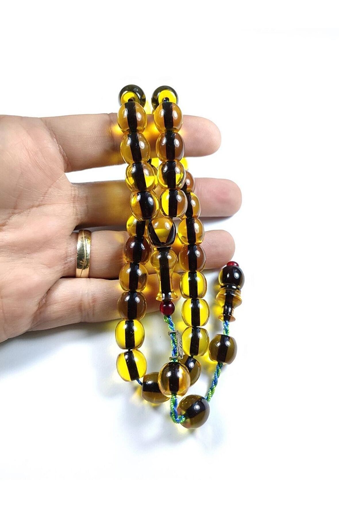 Mahmud Zeyzun Usta Işi Imzalı Mühürlü Sıkma Kehribar Sertifikalı No:2188