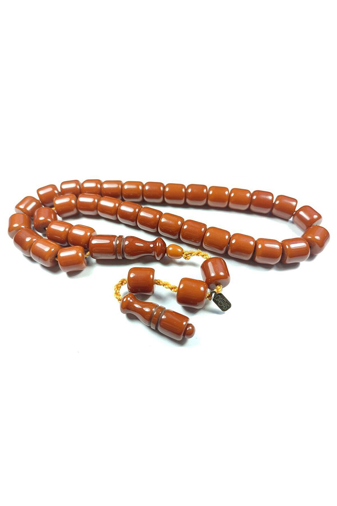 Muhammed Dabbas Usta Imzalı (İMZASI GÜMÜŞTÜR) Sıkma Kehribar Sertifikalı No 3731