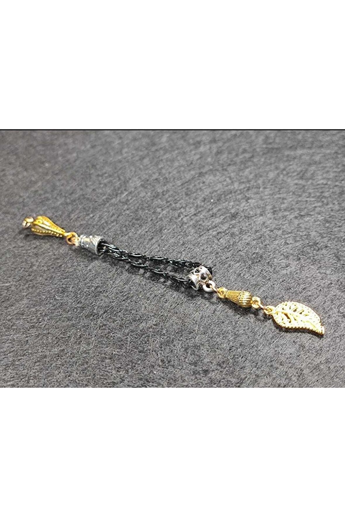 Usta Işçilikli Gümüş Kaplama Tesbih Püskülü