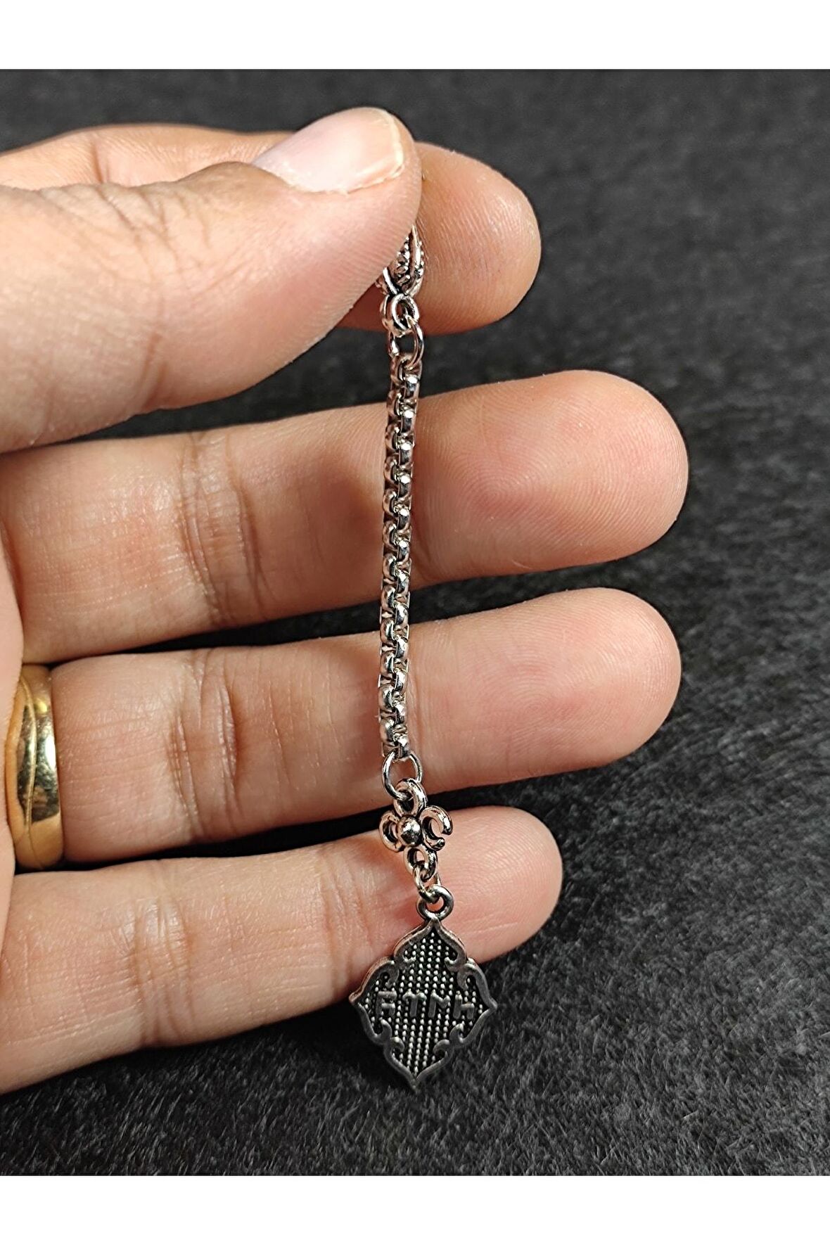 Yeni Model Gümüş Kaplama Tesbih Püskülü