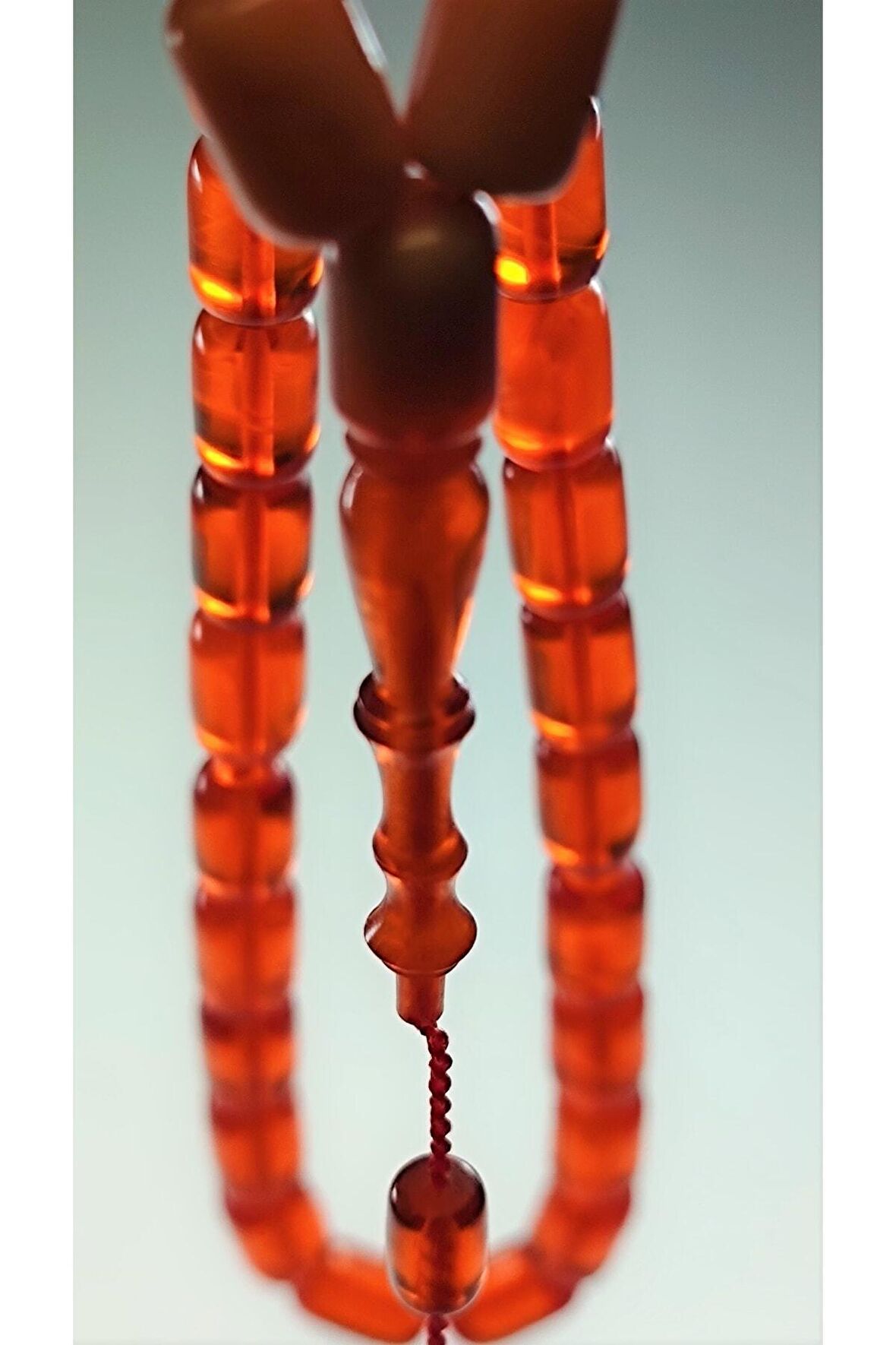 Mehmet Sancaktar Usta Işi Imzalı Sertifikalı Sıkma Kehribar