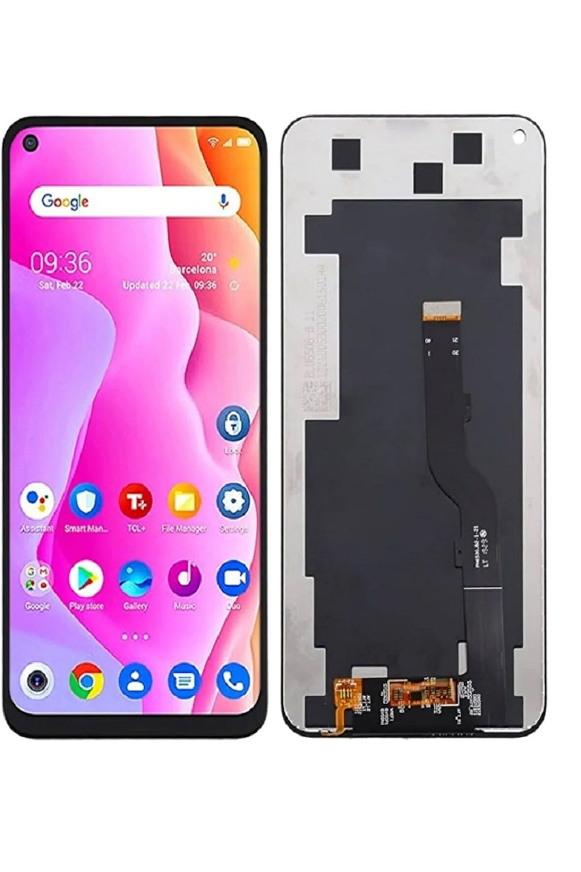 TCL 10L  Uyumlu Servis Lcd Ekran Dokunmatik