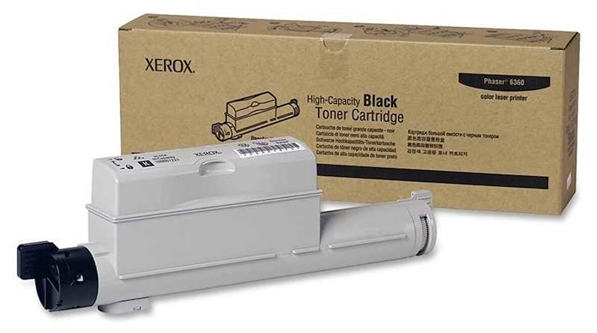 Xerox 6360 (106R01221) Yüksek Kapasiteli Siyah Orjinal Toner