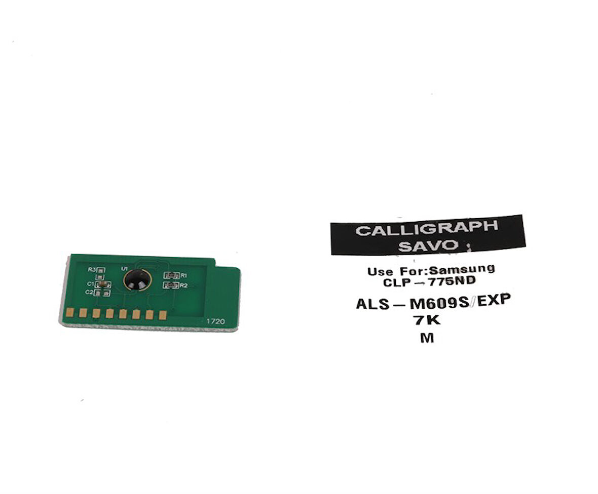 Samsung (609MS) Kırmızı Toner Chip CLP 775ND-770N (7000 Sayfa)