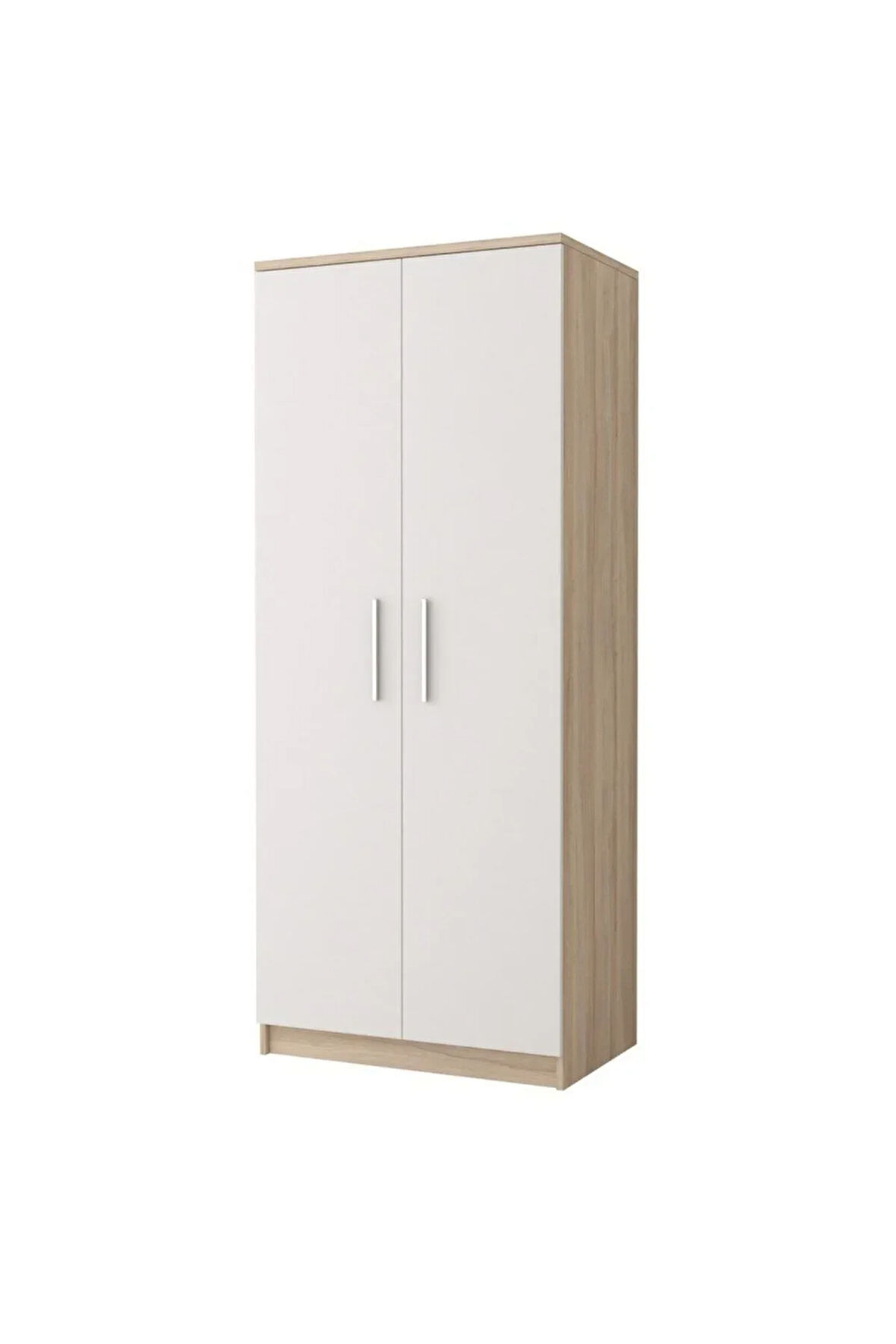 Açelya Giyinme Dolabı - Çok Amaçlı Dolap - Gardırop 80 Cm-2 Kapaklı