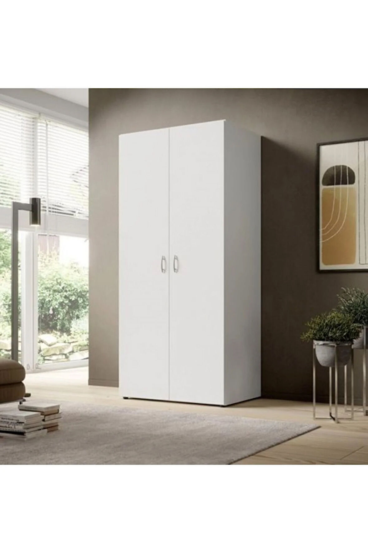 Ada Giyinme Dolabı - Çok Amaçlı Dolap - Gardırop 80 Cm