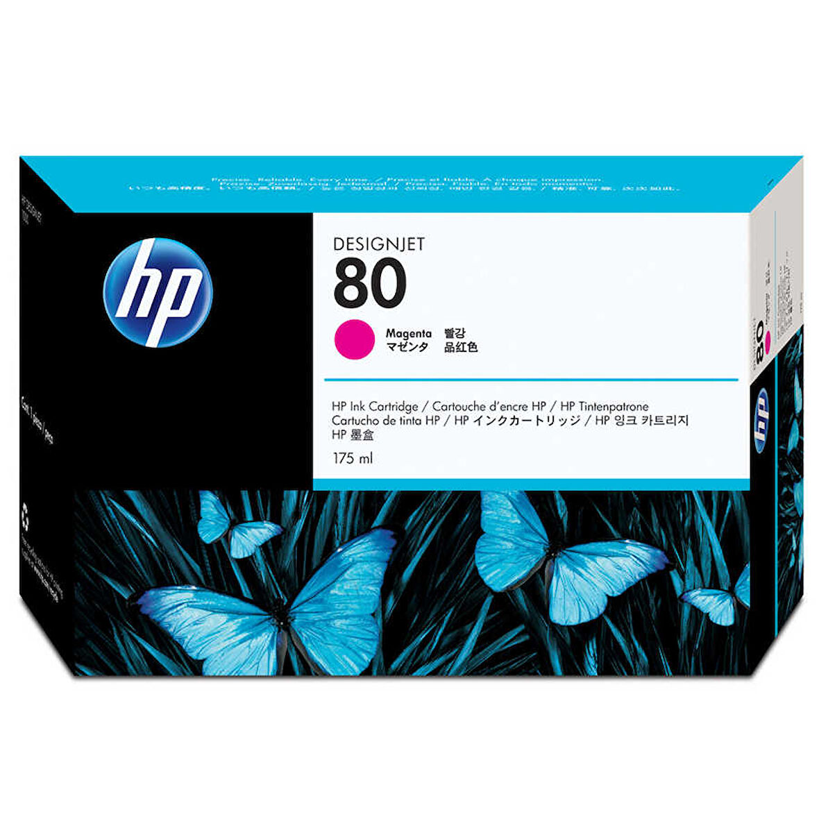 Hp C4874A (80) Orjinal 175 ml Kırmızı Kartuş