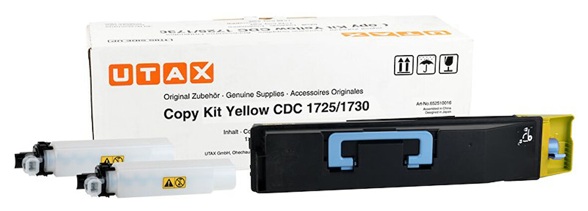 Utax CDC-1725-1730 / Triumph Adler DCC-2725-2730 Orjinal Sarı Toner