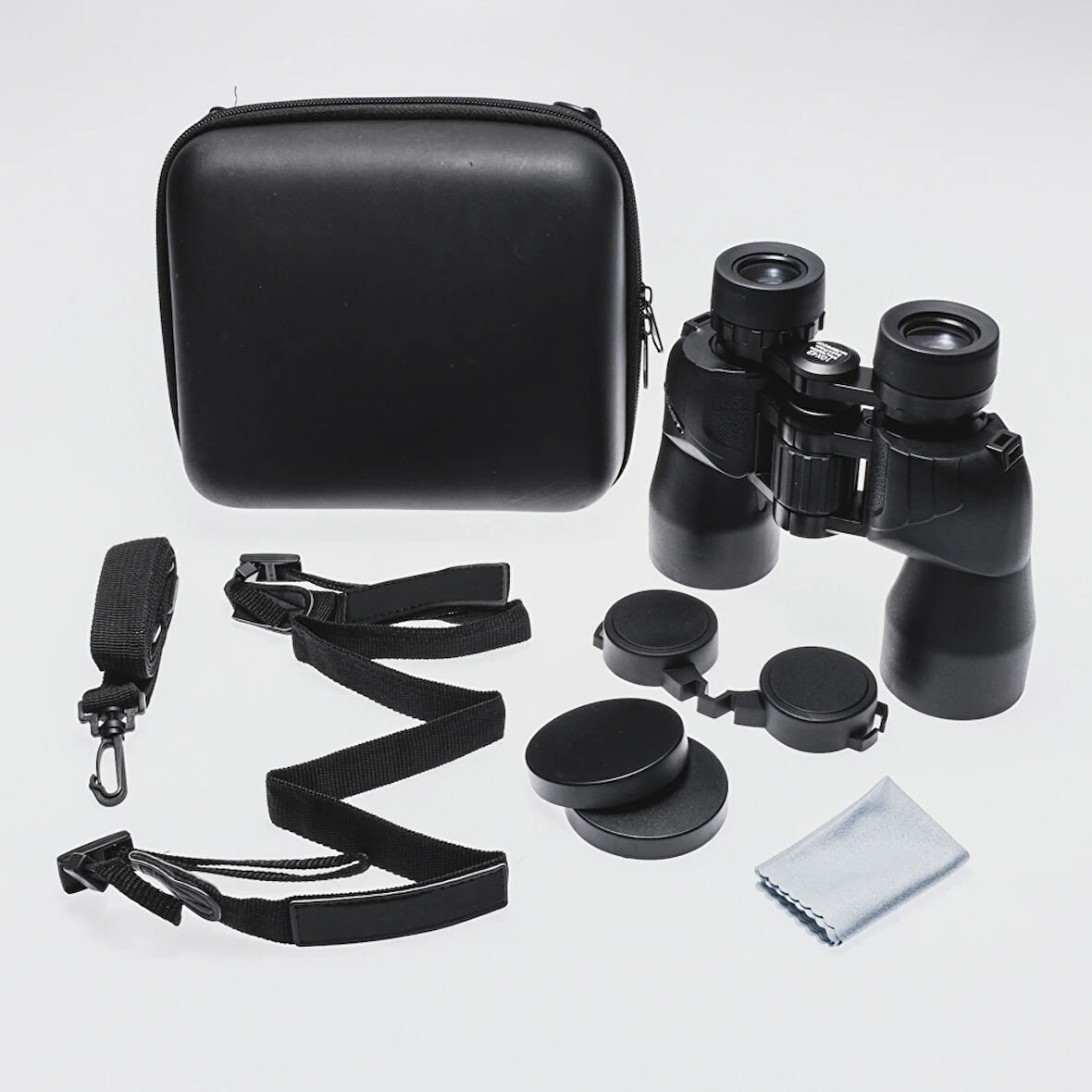 10x42 Profesyonel El Dürbünü - Büyük Mercek - Süper Netlik - 1000m/97m - Siyah