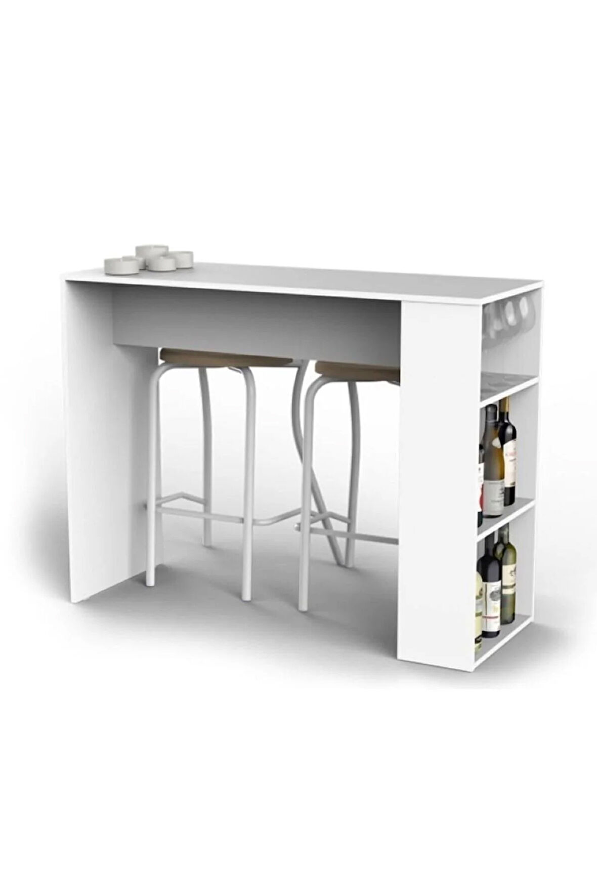 Asır Mutfak Adası Alt Modül 120 Cm Beyaz