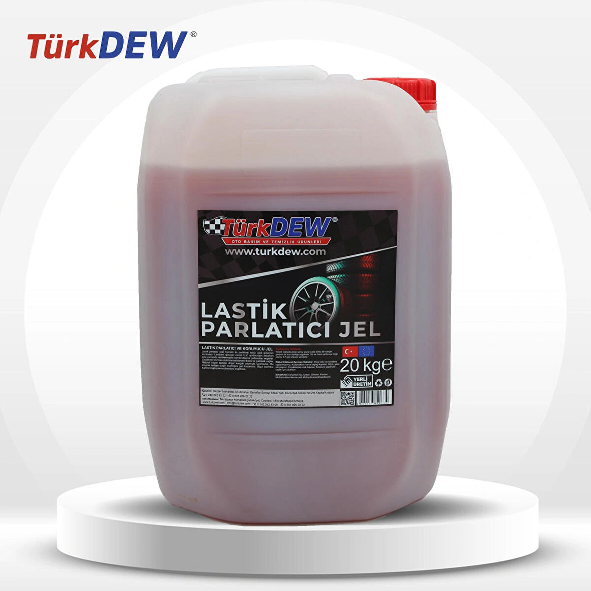 Türkdew Lastik Parlatıcı Jel 20 Litre