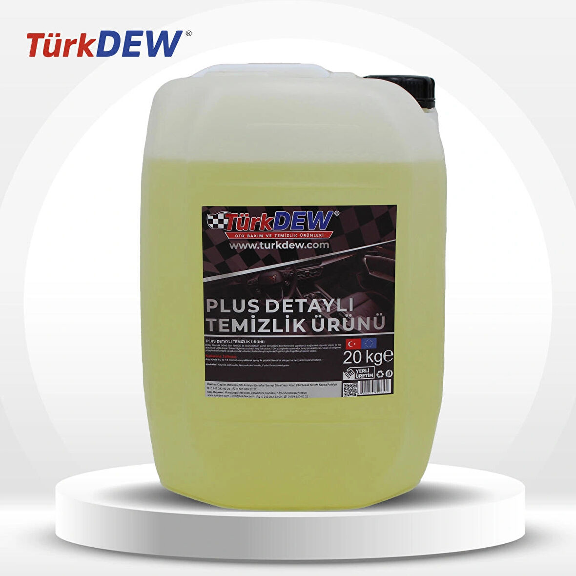 Türkdew Plus Detaylı Temizlik Ürünü 20 litre