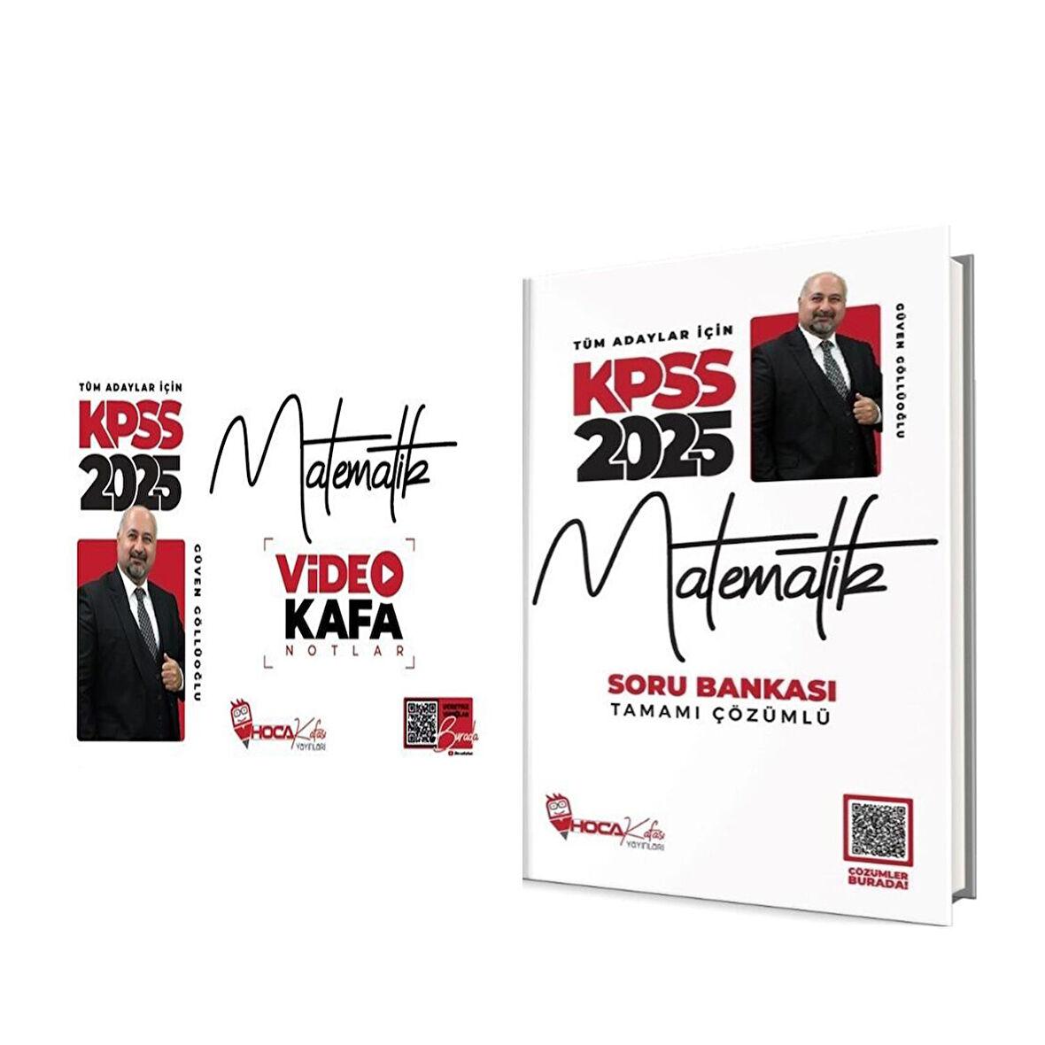 Hoca Kafası 2025 KPSS Matematik Video Ders Notu ve Soru Bankası Seti 2 Kitap