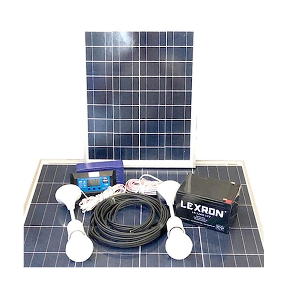 20 WATT GÜNEŞ PANELİ AYDINLATMA PAKETİ SOLAR PAKET