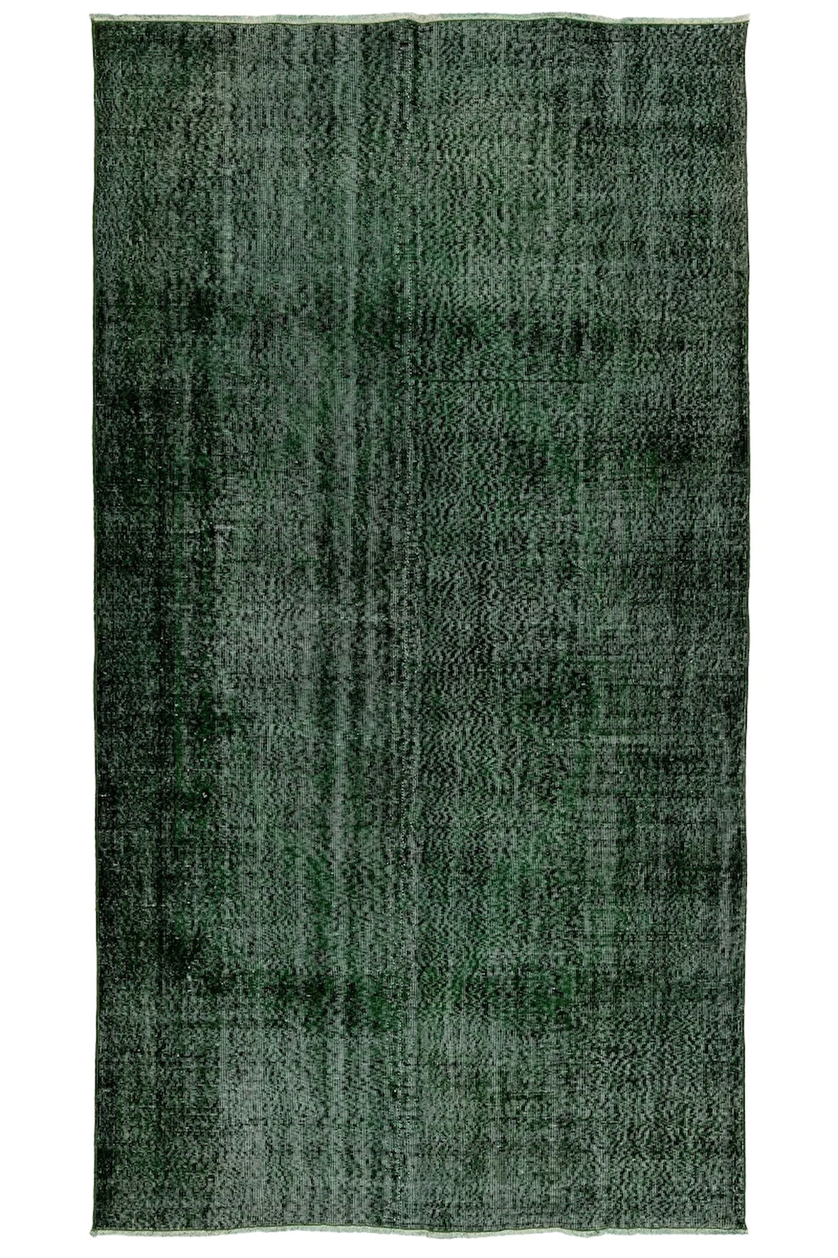 (180 X 310 CM) Yeşil Tonlarda El Dokuması Isparta,anadolu Halısı