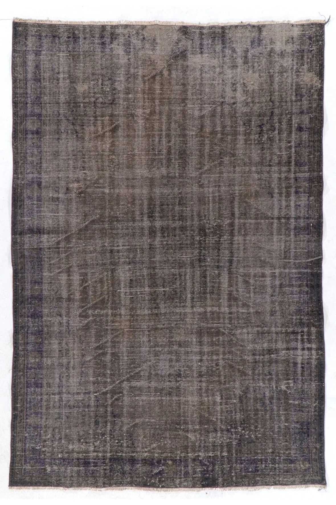 (188 X 270 CM) Gri Anadolu Halısı, El Dokuması Halı, Gri Renkli Halı